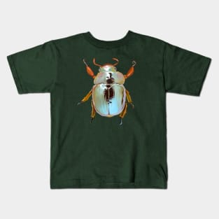 Rainbow Scarab Beetle Kids T-Shirt